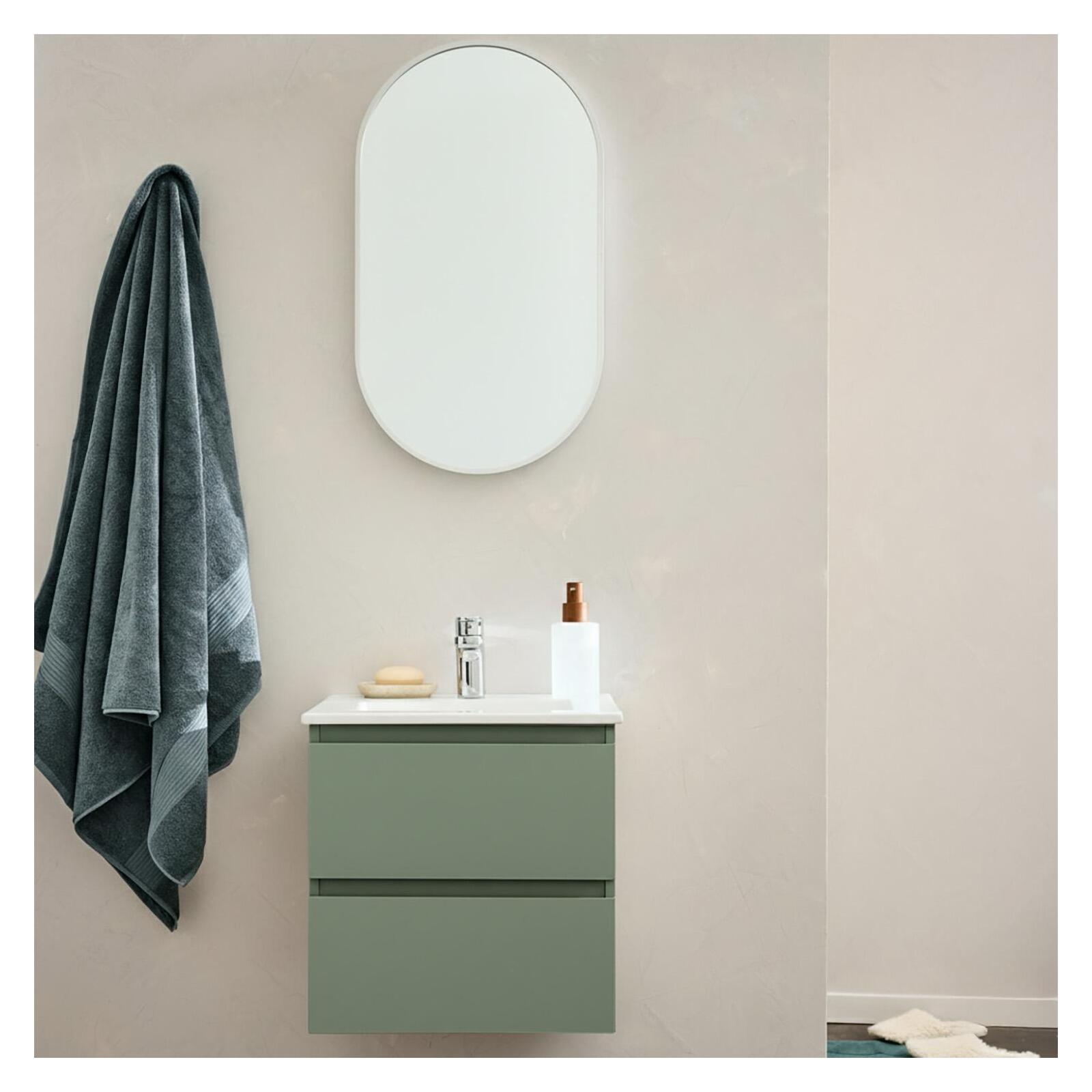 Szafka umywalkowa wisząca 45cm z blatem ceramicznym SORRENTO