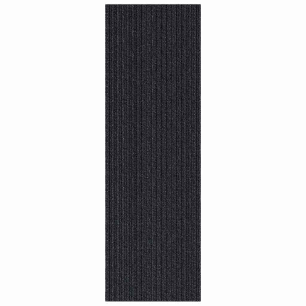 Chodnik dywanowy Antracyt 80 x 300 cm tkanina
