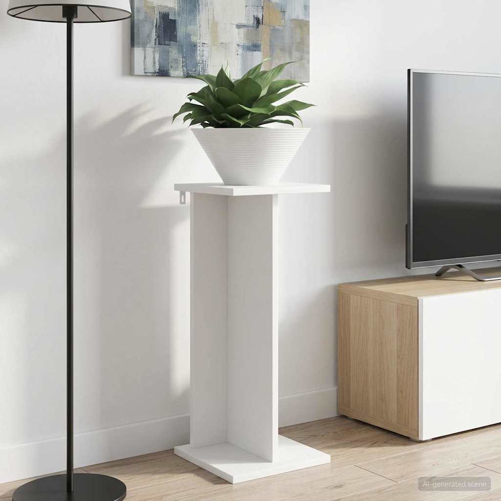 Stojak na rośliny 2 pcs Biały 25 x 25,5 x 60,5 cm vidaXL