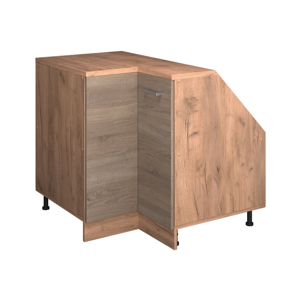 Vicco Szafa skosna Szafka narożna Rion, Sonoma, 75.6 x 81.6 cm z 1 drzwiami, korpus szafy głębokość 60 cm