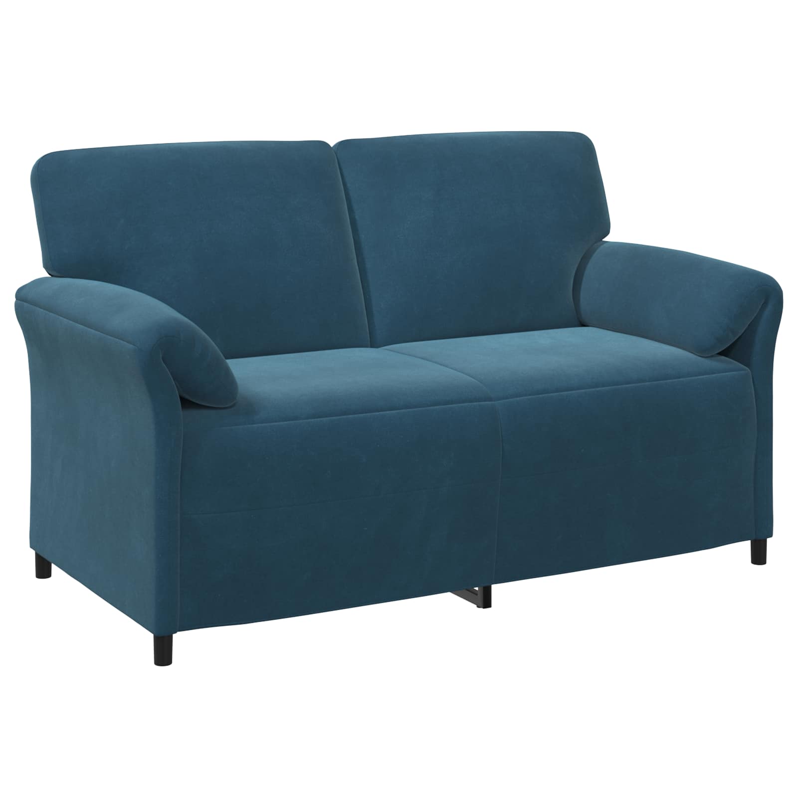 Sofa dwuosobowa niebieski 158 x 83 x 95 cm Welur