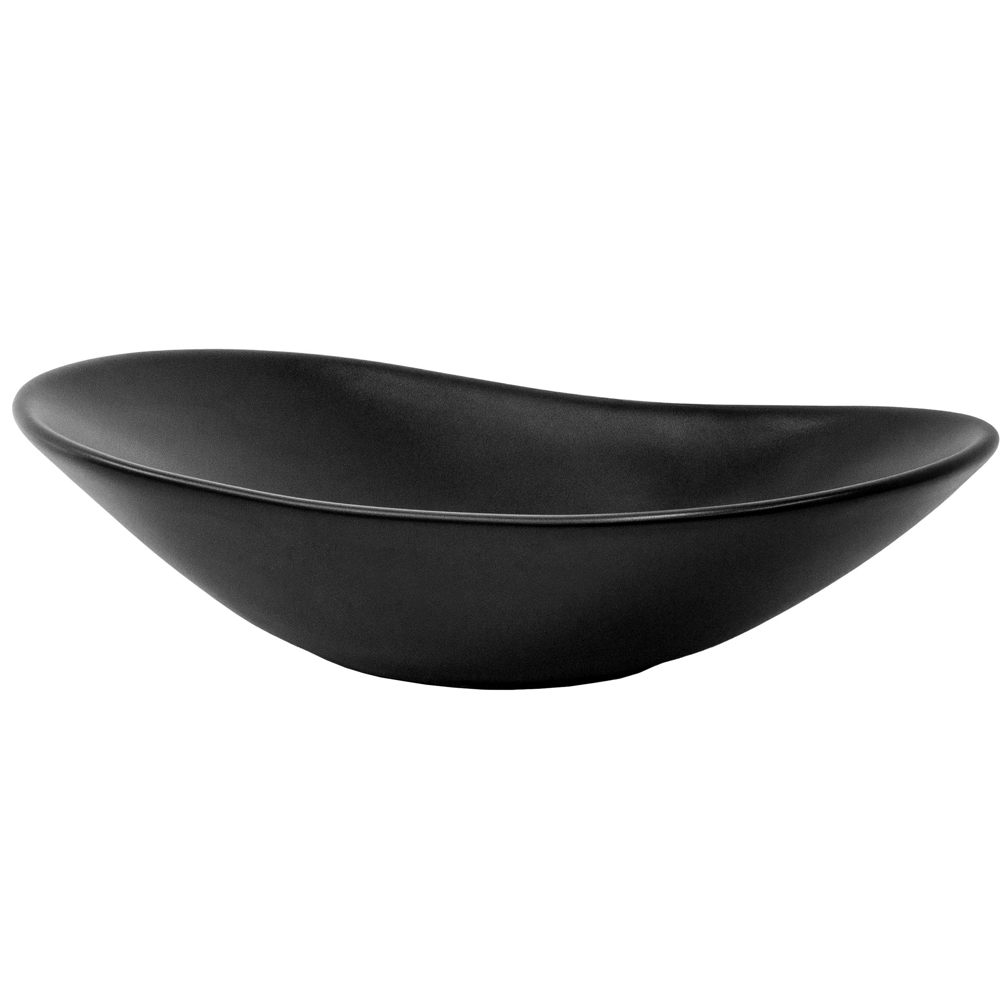 Ceramiczna umywalka nablatowa 630 x 360 x 155mm Black