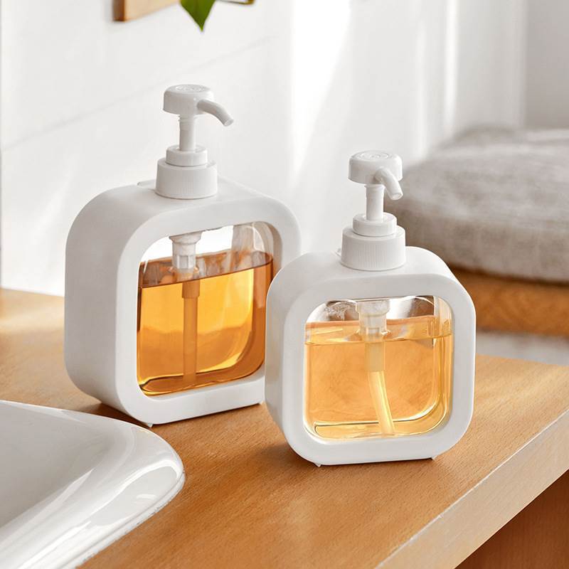 Dozownik mydła do wielokrotnego napełniania, dozownik płynu do mycia naczyń, 300 ml i 500 ml, 2 sztuki