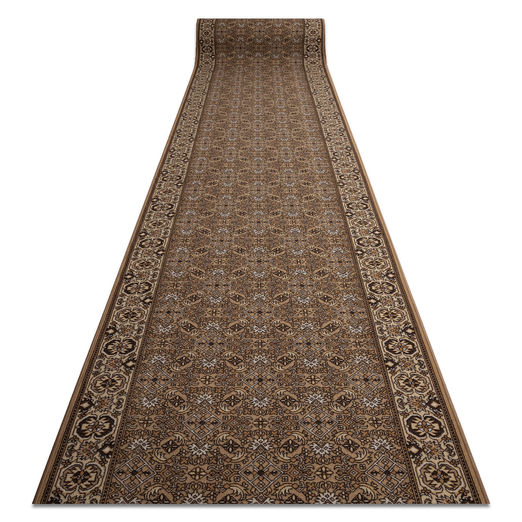 CHODNIK PODGUMOWANY BIDJAR beż 100cm 100x990 cm