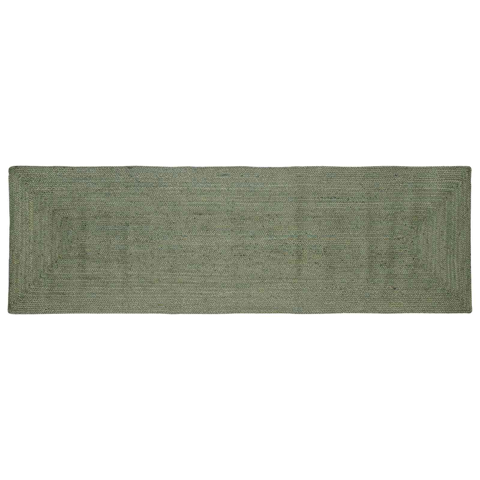 Dywany pokojowe Prostokątny Oliwkowy zielony 80 x 200 cm Juta