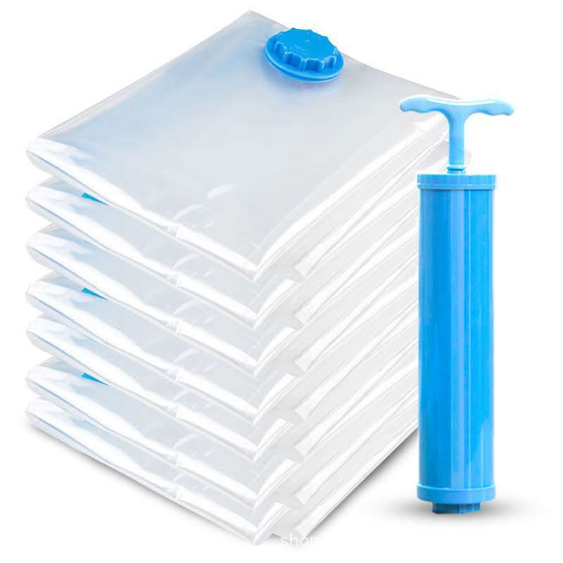 Zestaw 7 worków do odkurzacza do ubrań 50*60 cm z 7 workami wielokrotnego użytku XL
