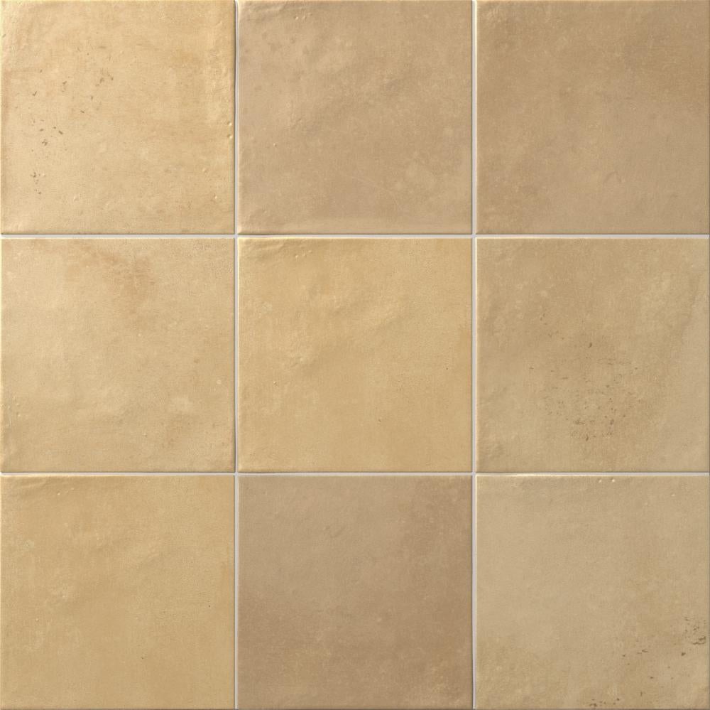 Matowa płytka Premium z gresu porcelanowego Agadir Ciemne Cotto 14,7x14,7 cm