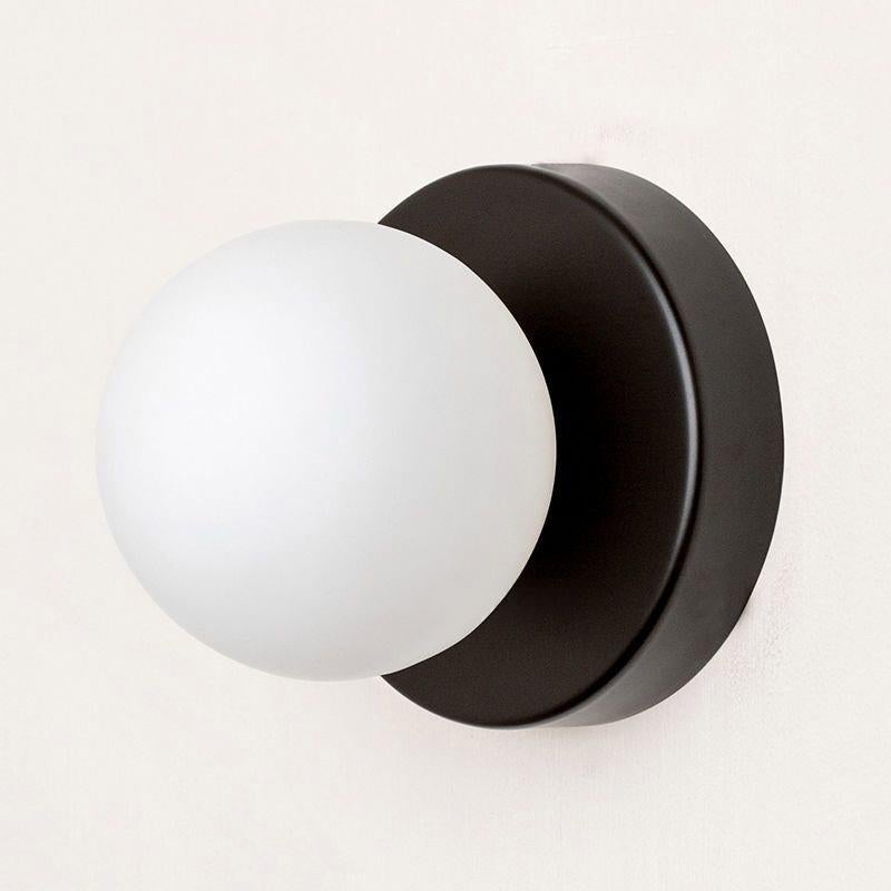 Lampa ścienna 3000 K, lampka nocna, szklana lampa ścienna w stylu vintage do przedpokoju, designerska oprawa, Ø12×12 cm