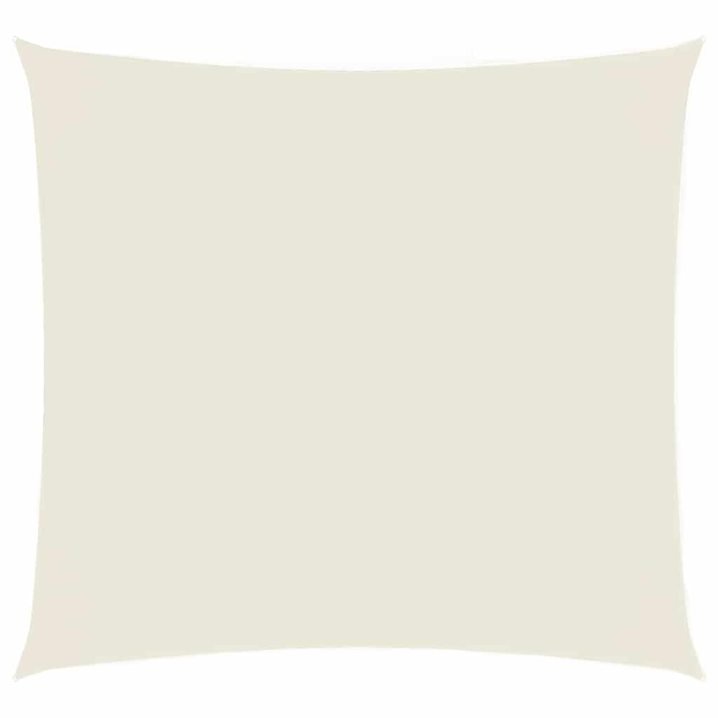 Żagiel Przeciwsłoneczny Kwadratowy 600x600 cm Kremowy Wodoodporny