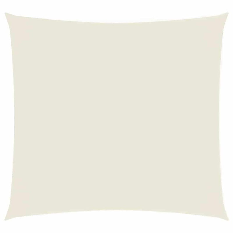 Żagiel Przeciwsłoneczny Kwadratowy 600x600 cm Kremowy Wodoodporny