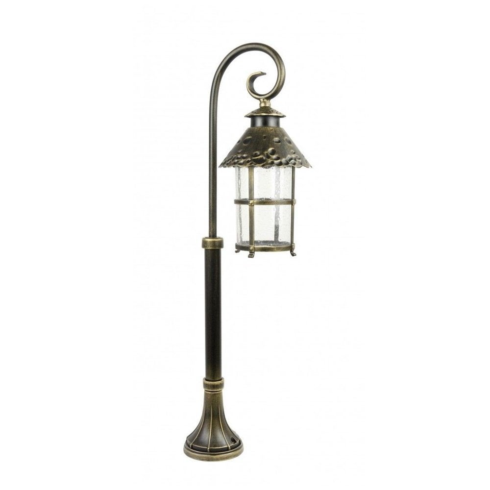 Lampa Ogrodowa Stojąca Toledo Patyna Mosiądz Suma