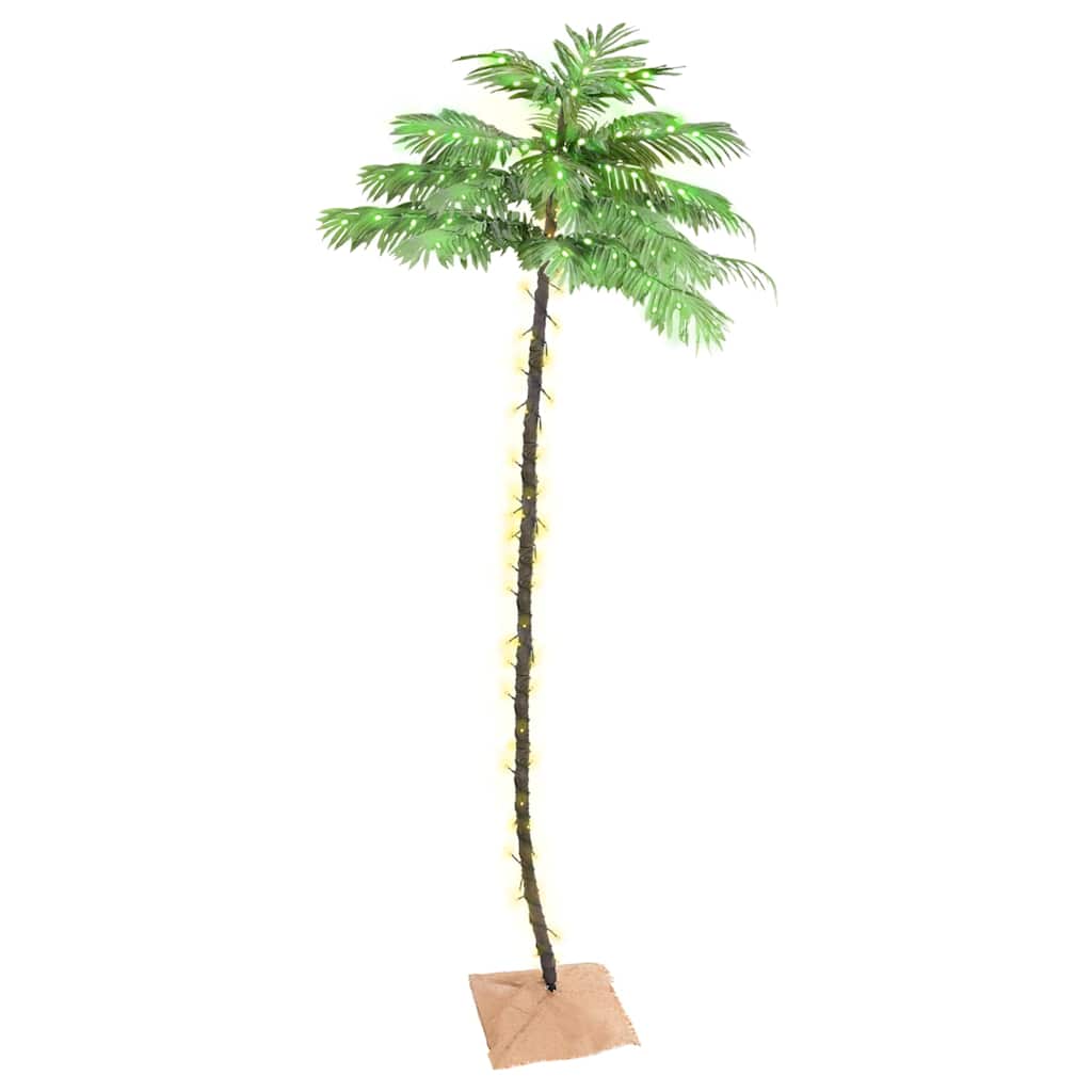 Palma LED Świecąca 400 cm Ciepła Biel 252 LED Ogrodowa Zewnętrzna