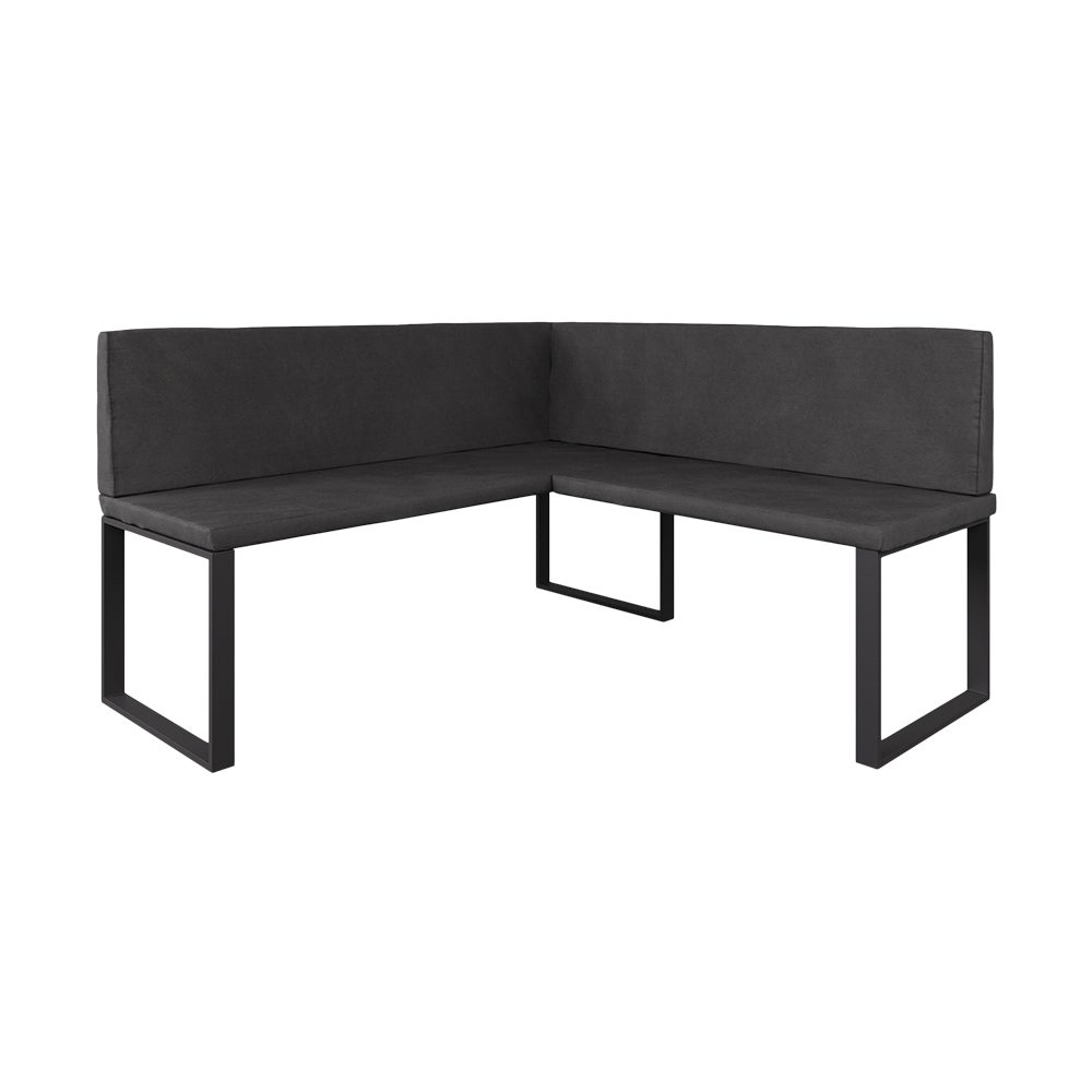 Vicco Ławka narożna do jadalni Ravon, Antracyt, 150 x 150 cm