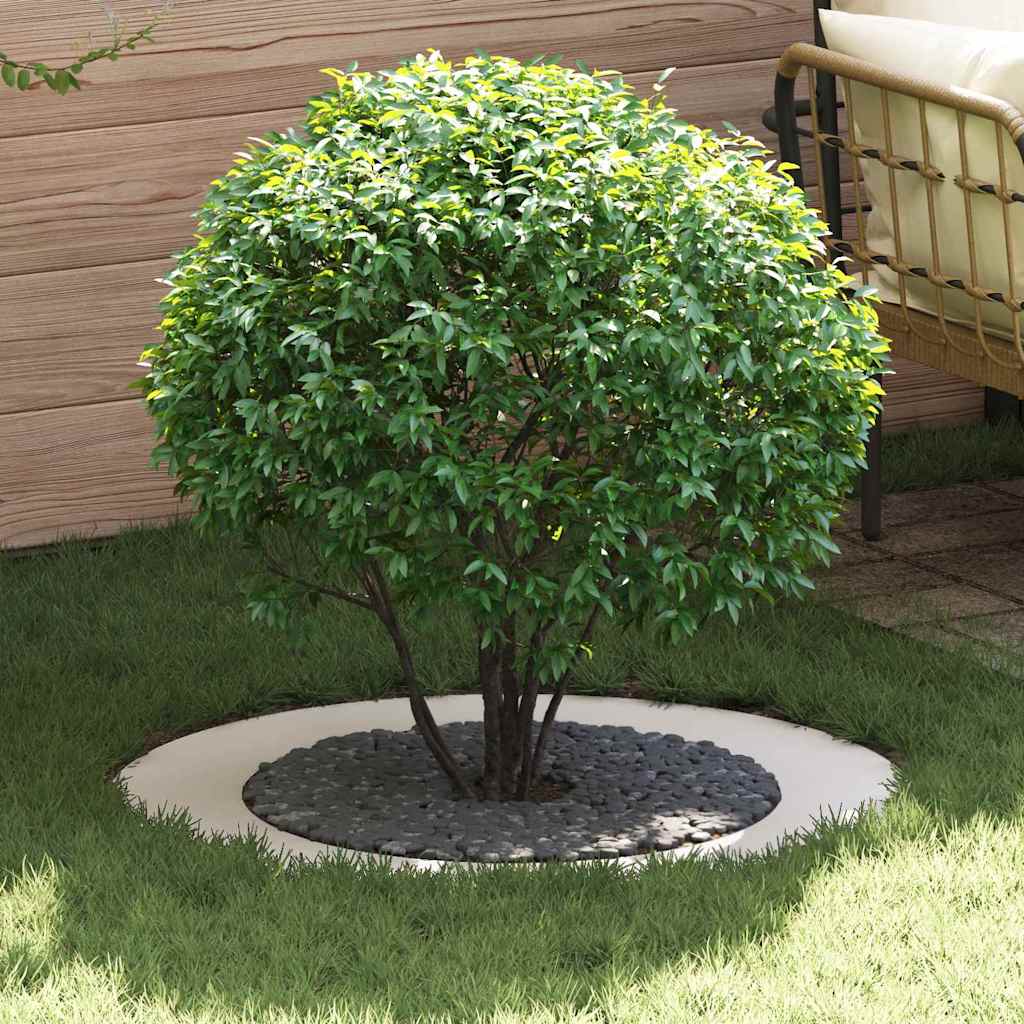 odpowiedni dla płaskich pierścieni drzewa 5 pcs Biały Ø60 / 90 cm vidaXL