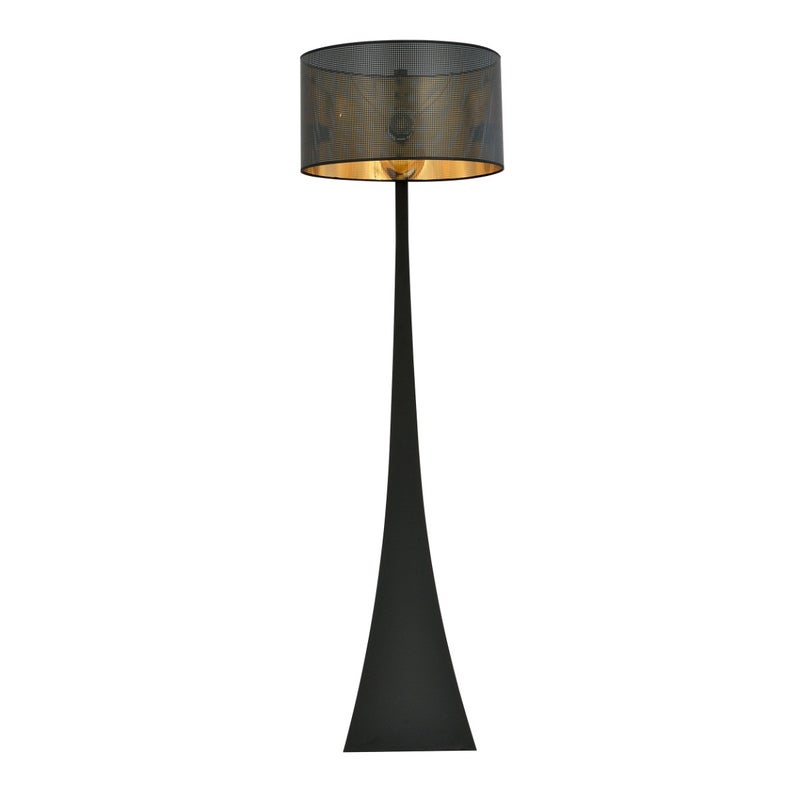 Lampa stojąca podłogowa Emibig 1xE27 60W ESTRELLA LP1 BLACK/GOLD 1156/LP1