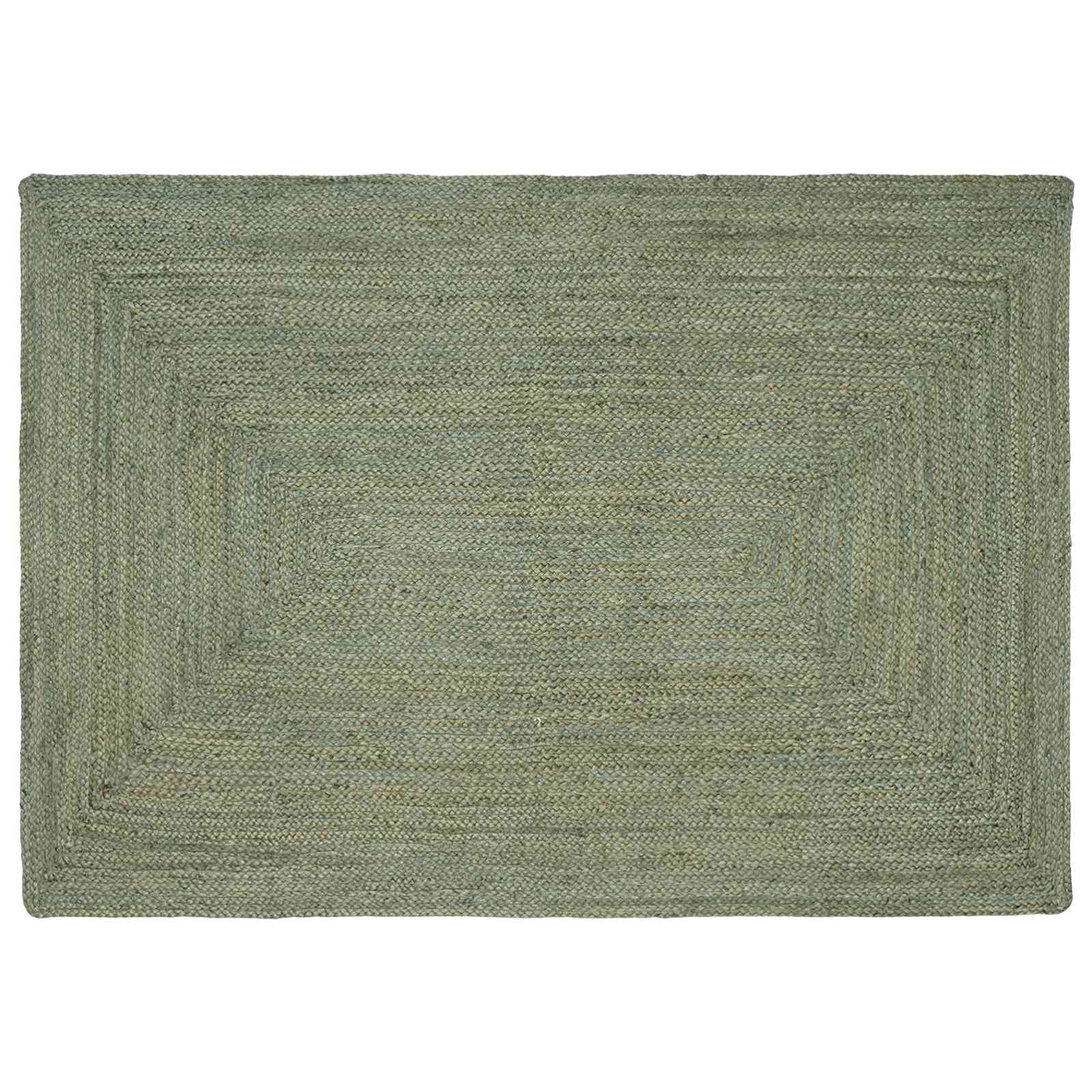 Dywany pokojowe Prostokątny Oliwkowy zielony 140 x 200 cm Juta