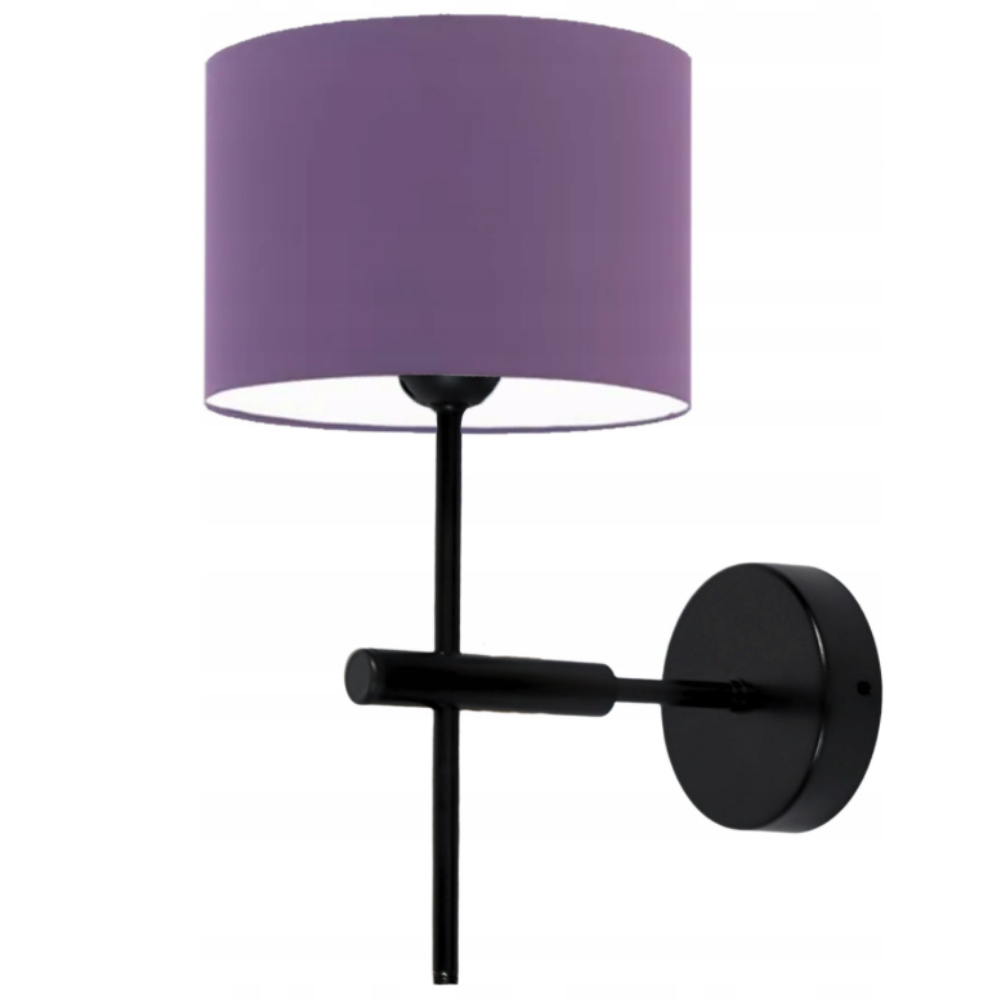 Kinkiet lampa ścienna lampa na ścianę z abażurem walec SOTTO
