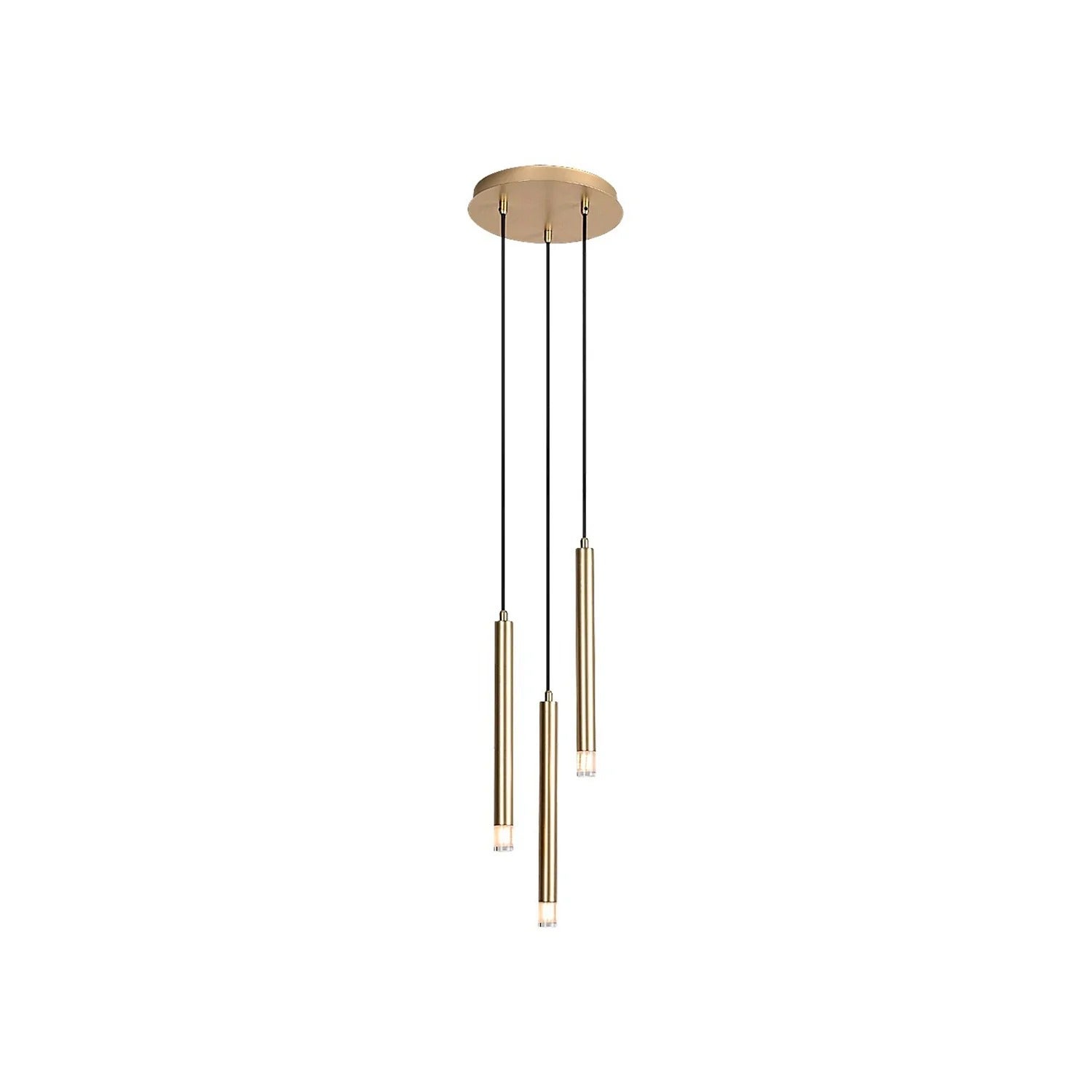 Lampa wisząca Ramira złoto-przezroczysty 3xG9x5W nowoczesna wym: 120 x 25 x 25 cm metal Rabalux
