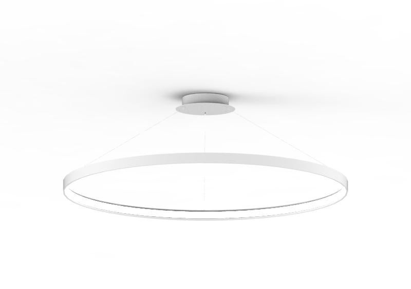 Żyrandol nowoczesny biały pierścień 110 cm CIRCLE LED 70W Zuma Line LA0717/1 - WH