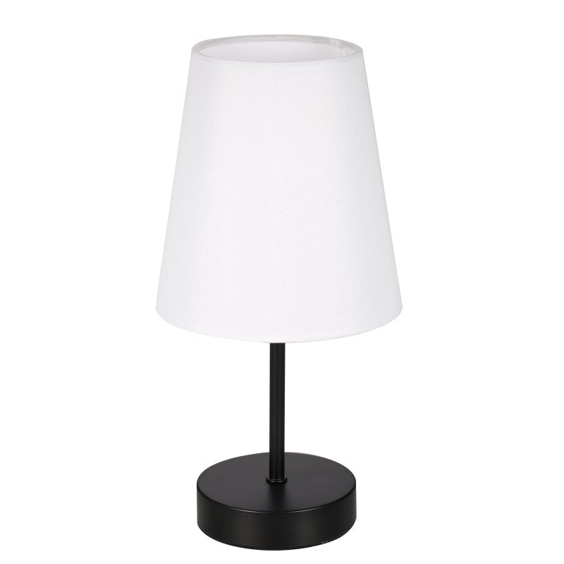 Lampa nocna z tkaniny z żarówką LED 3 kolory, sterowanie dotykowe, nieskończona możliwość ściemniania - USB Plug & Play, salon/sypialnia/biuro