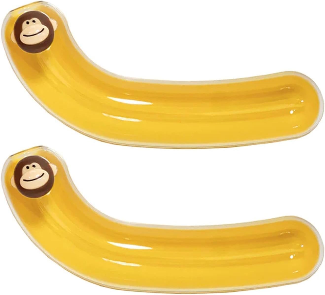 Ochronny pokrowiec na banana | 2-częściowy, wielokrotnego użytku pokrowiec na banana, odporny na zgniecenie pokrowiec na banana, pojemnik do przechowy