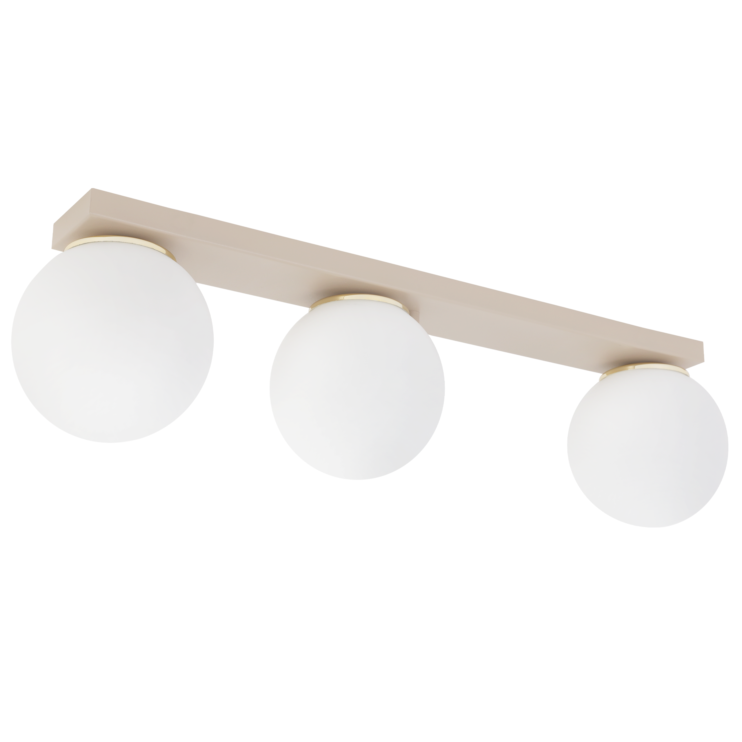 Lampa sufitowa wisząca Light Home LH Alta 3xE14 kaszmir klosz szklany biały