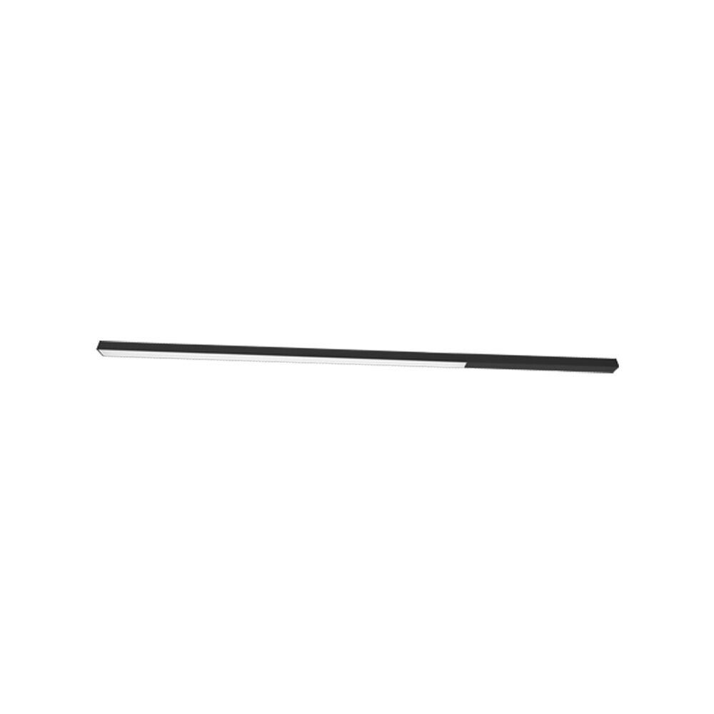 Lampa sufitowa nowoczesna liniowa 150 cm czarna ciepła barwa HIATE LED 24W Shilo