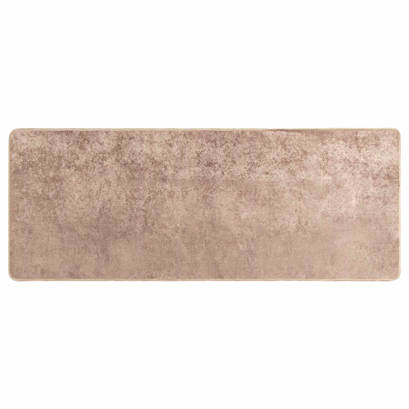 Chodnik dywanowy MARSA piaskowy 80 x 200 cm Poliester i PVC