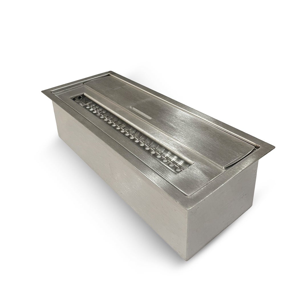 Palnik na bioetanol 1,5 l ze stali nierdzewnej 430SS dł 30 x gł 12,5 x wys 8,5 cm
