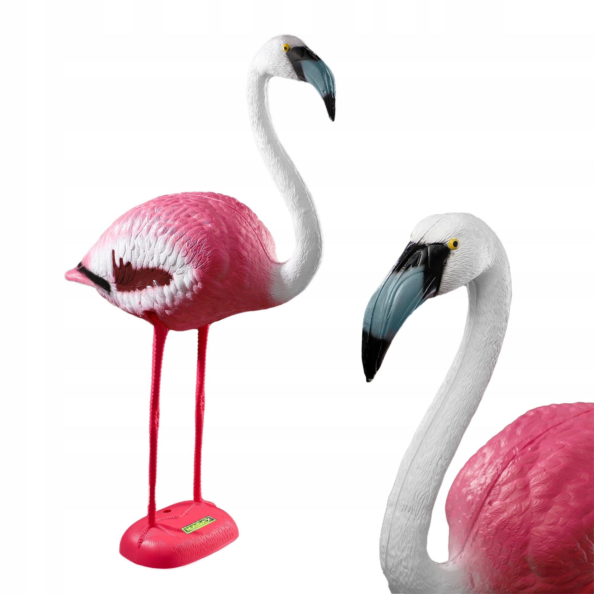 FIGURA FIGURKA OGRODOWA 80cm OZDOBA PTAK FLAMING DUŻA DEKORACJA OGRODU XXL