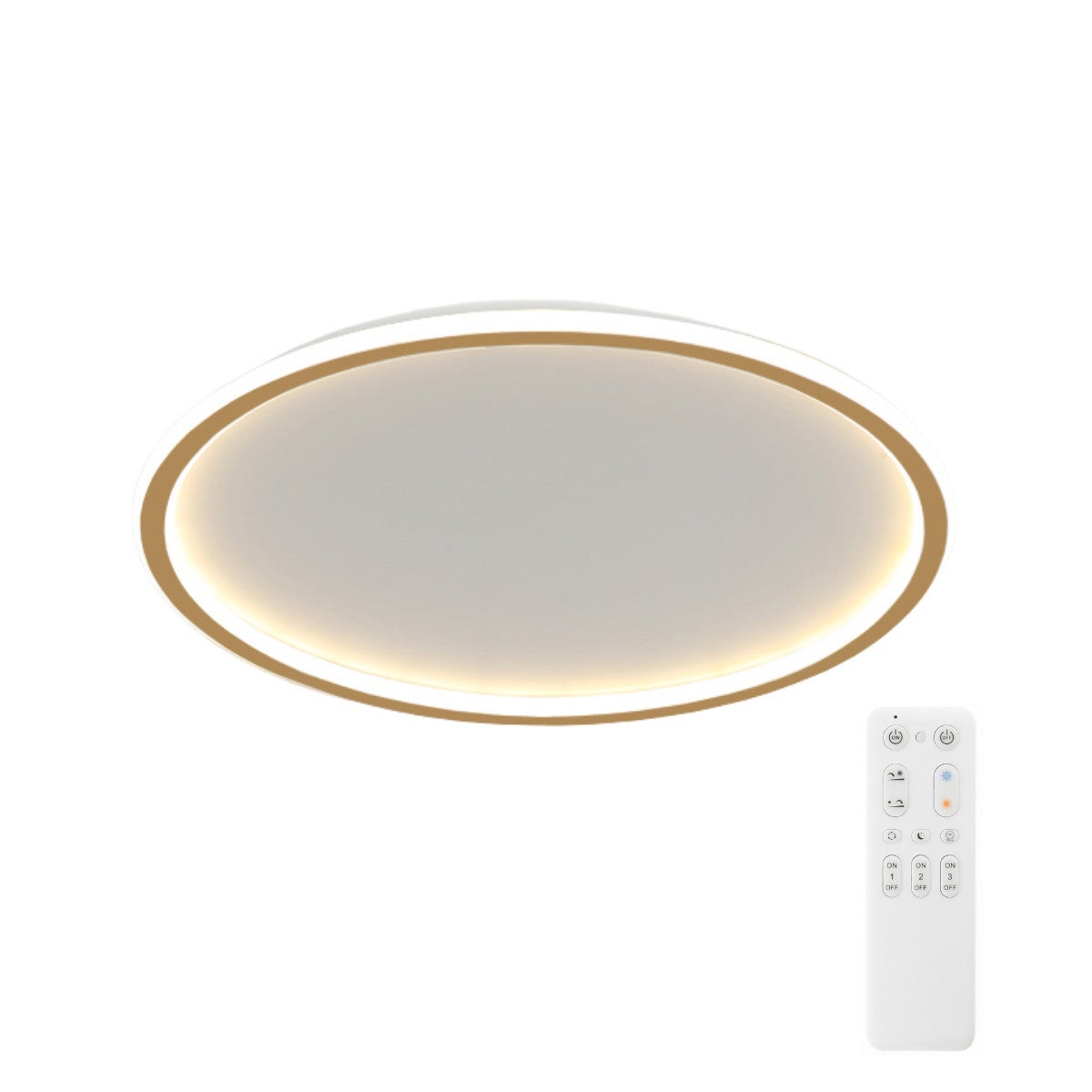 Plafon LED 50 cm Abigali 36W 3000-5000K złoty Pilot