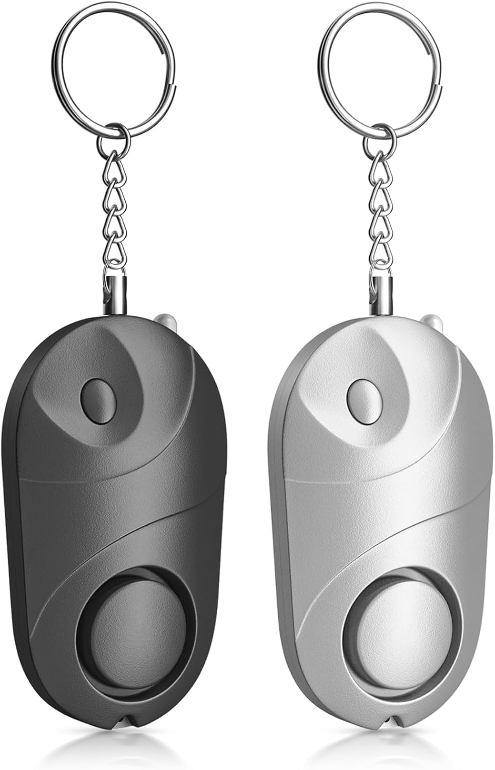 Osobisty alarm, dźwięk, brelok do kluczy, syrena bezpieczeństwa osobistego, 130 dB, ze światłem, dla dzieci/kobiet/osób