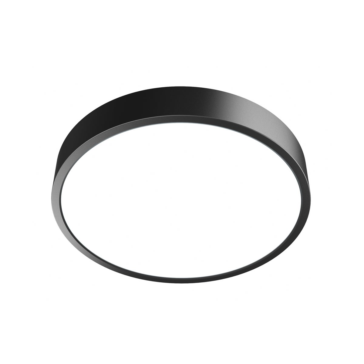 Plafon minimalistyczny czarno-biały 30cm LED 24W Botta Italux