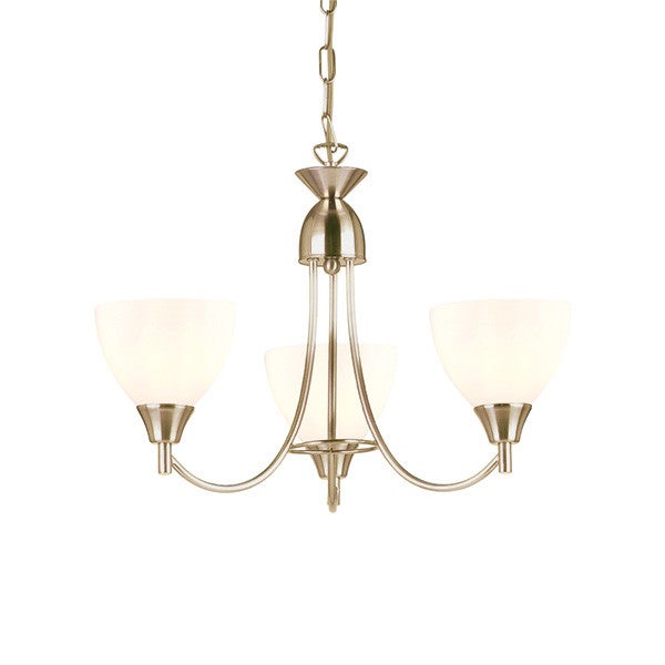 Lampa wisząca ALTON chromowana satynowa 3xE14x15W metal wym:63,5x46x46cm IP20 Endon