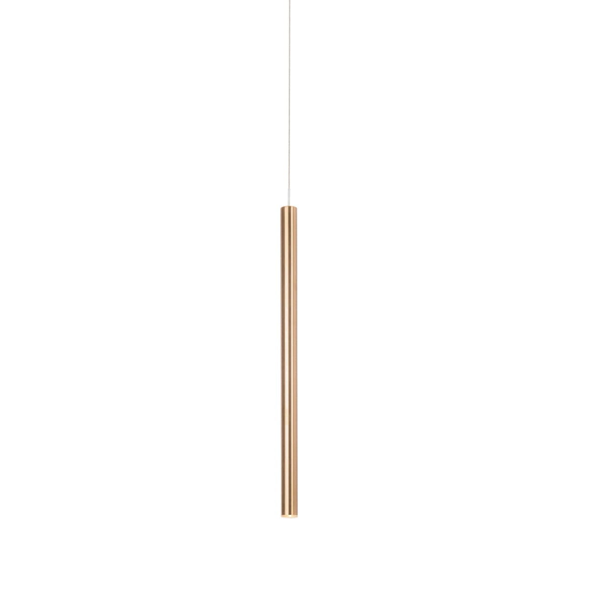 Lampa wisząca ORGANIC LED 1W Ciepła biel 360lm miedzianaszczotkowana wym: 190 x 2,5 x 2,5 cm Maxlight