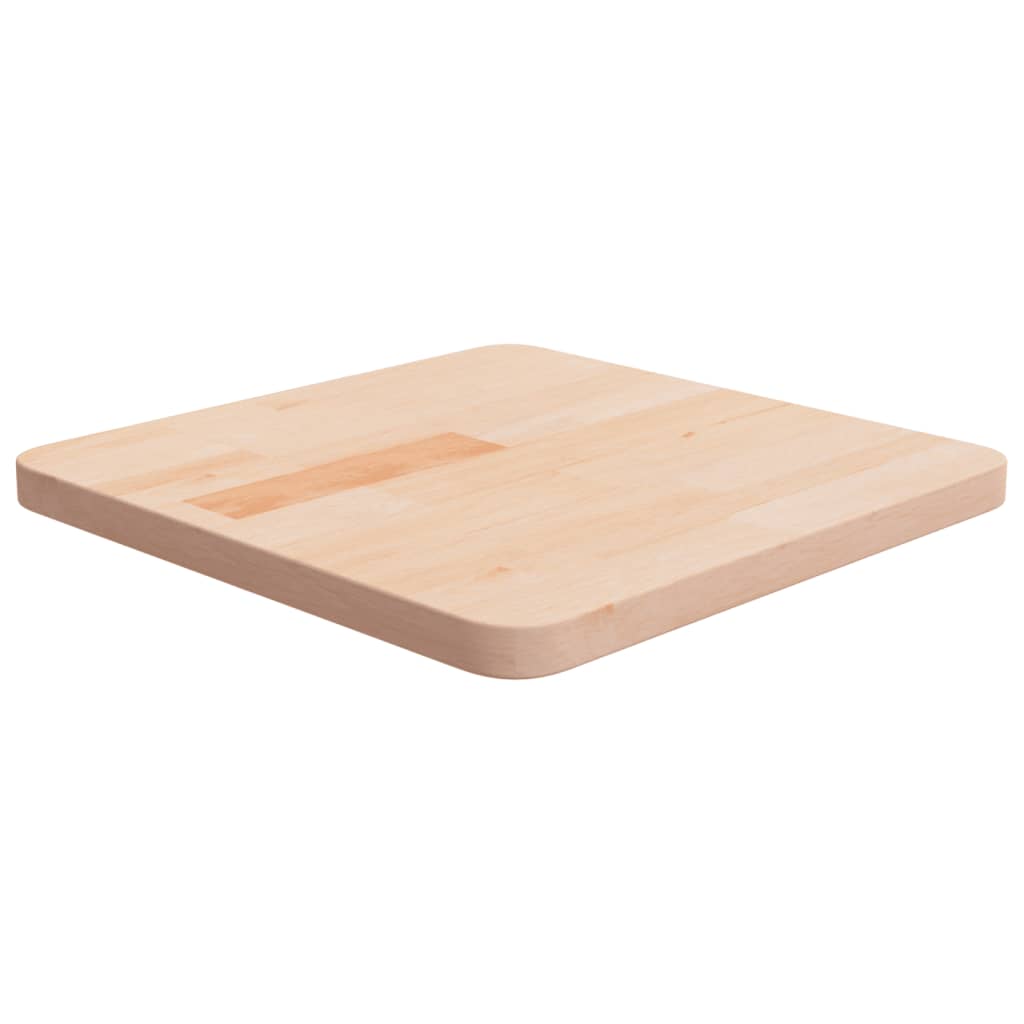vidaXL Kwadratowy blat do stolika, 40x40x2,5 cm, surowe drewno dębowe