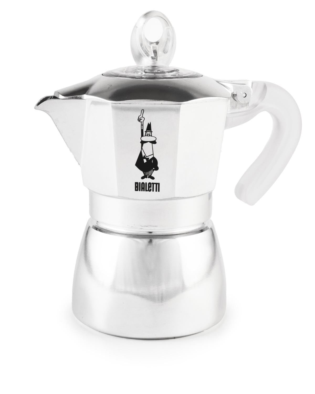 Ekspres Moka Bialetti Dama Pure Ice Przezroczysty i metaliczny na 3 filiżanki