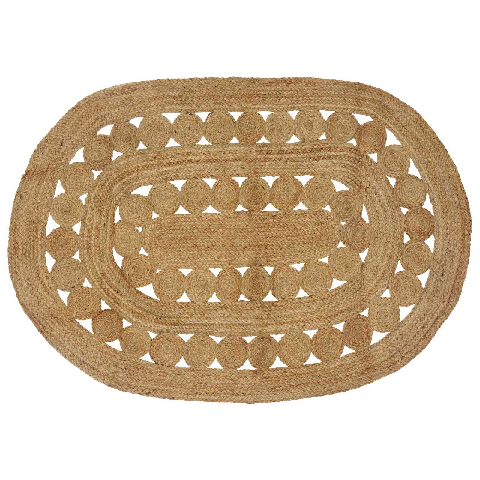 Dywany pokojowe naturalny 122 x 183 cm Juta