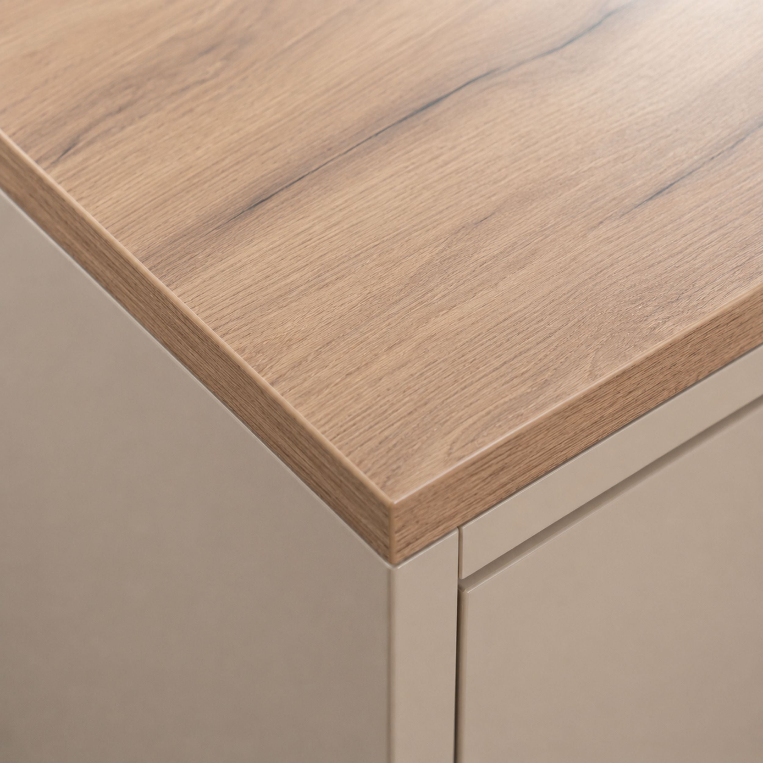 KOLM Blat łazienkowy laminowany do szafki 40cm 41×46,5cm Dąb Craft Złoty (K003PW)