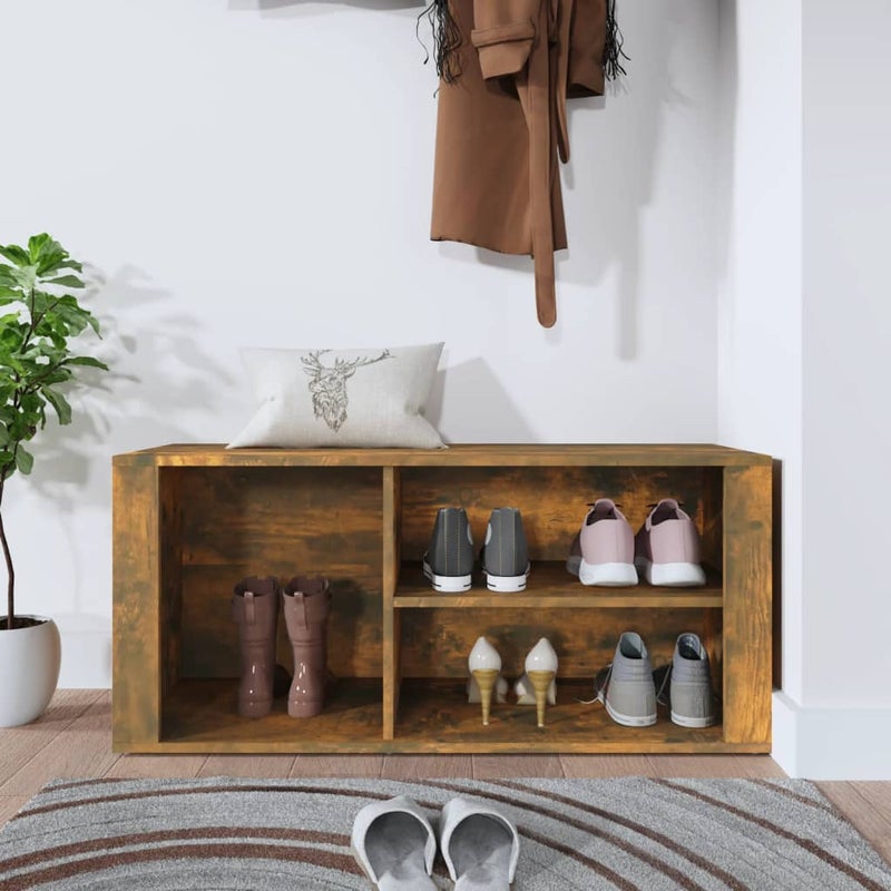 Półka na buty, przydymiony dąb, 100x35x45 cm