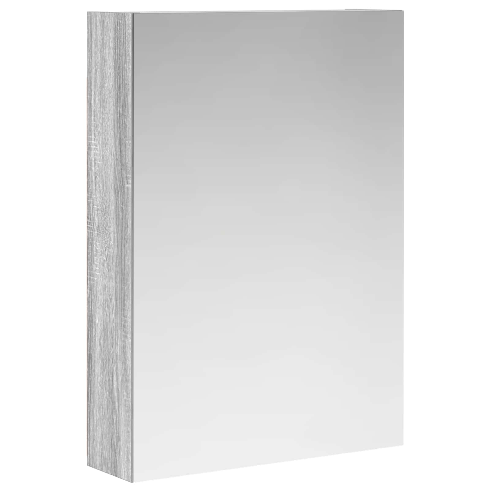 Szafka z lustrem do łazienki Szary Sonoma 50 x 14,5 x 70 cm