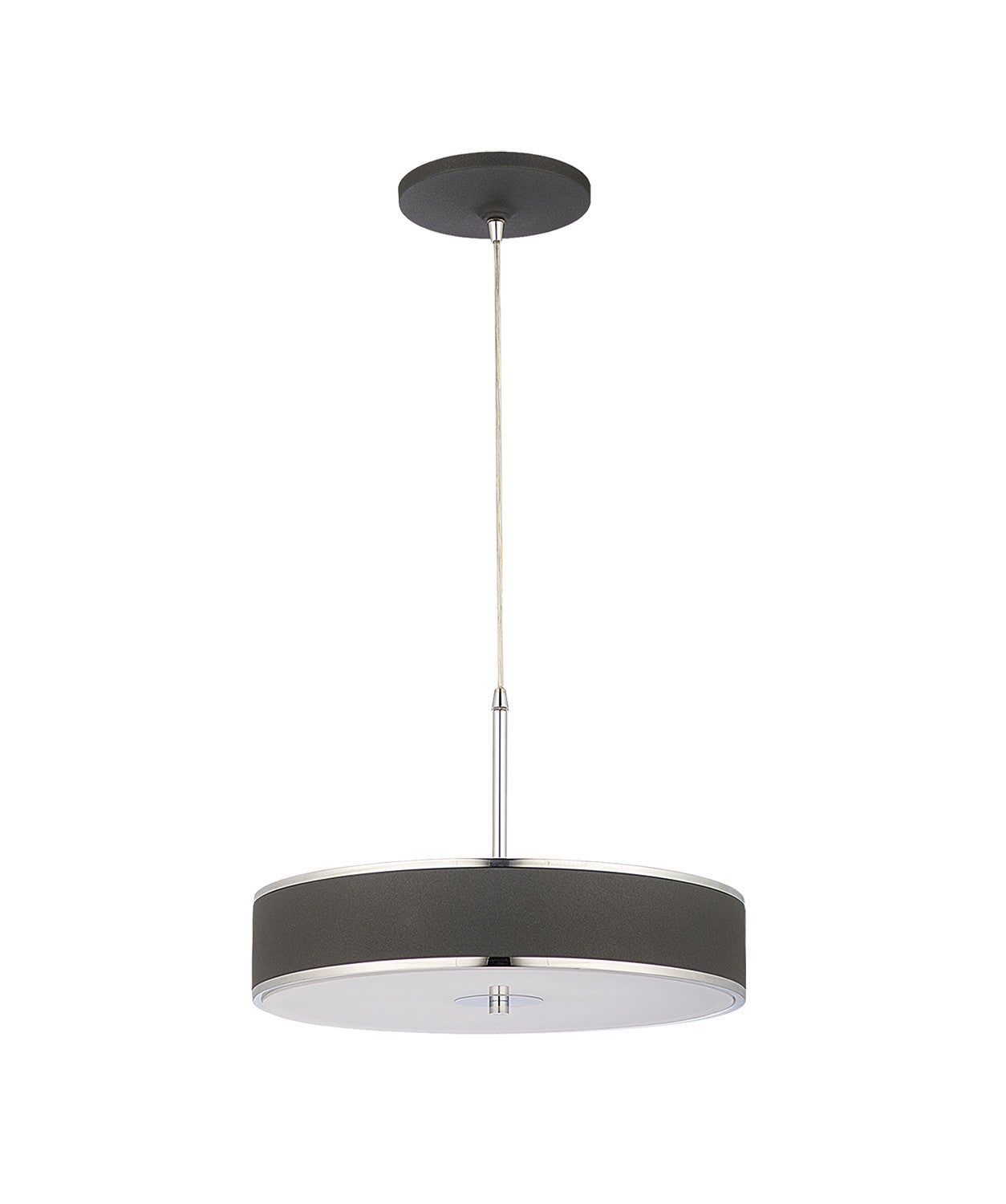 Lampa wisząca JAZZ nowoczesna 3xE14 srebrno-szary 70 cm 1 szt.