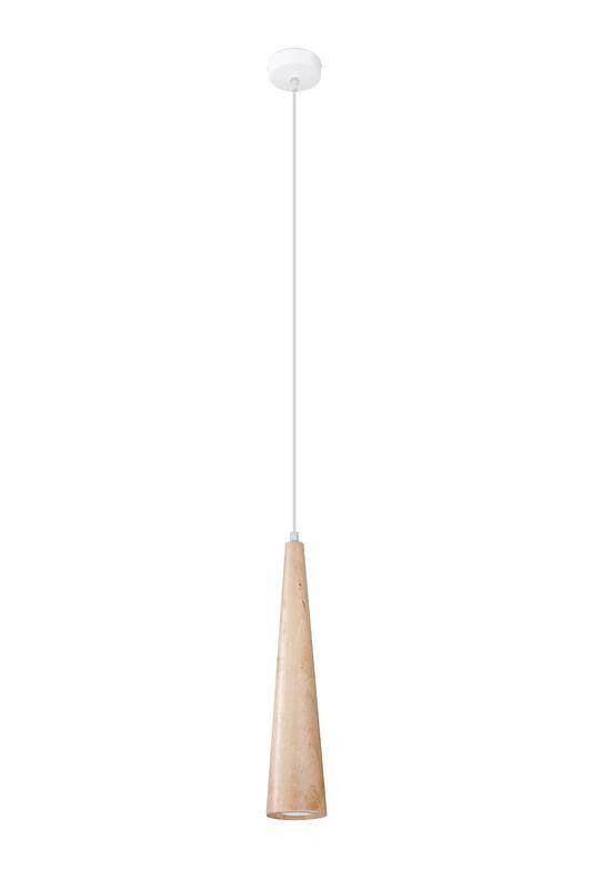 Suspension Bois Bois Naturel GU10 1 Sula