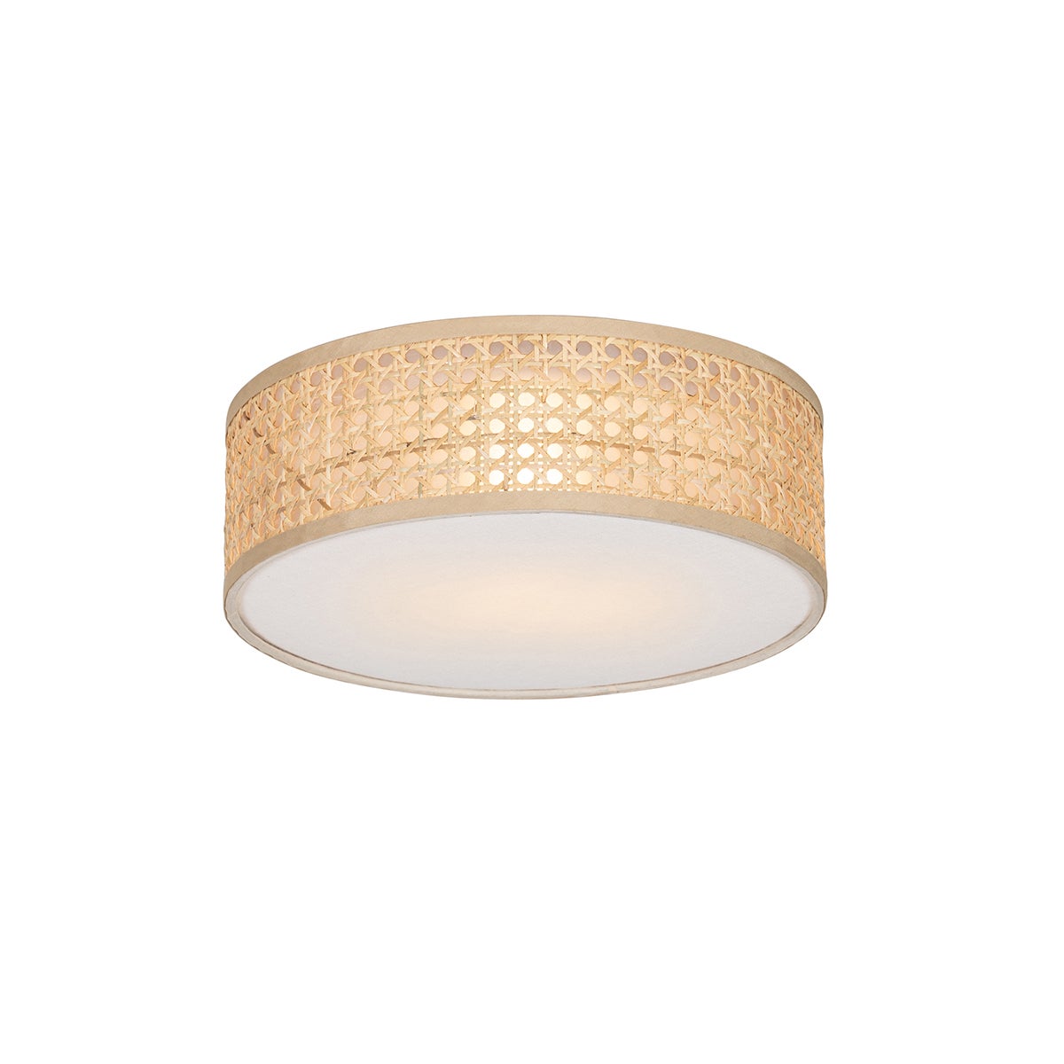 Qazqa japandi plafon - Tromma - natur, okrągły, max. 40w, kompatybilny z żarówką LED, e27, 30cm oświetlenie wewnętrzne