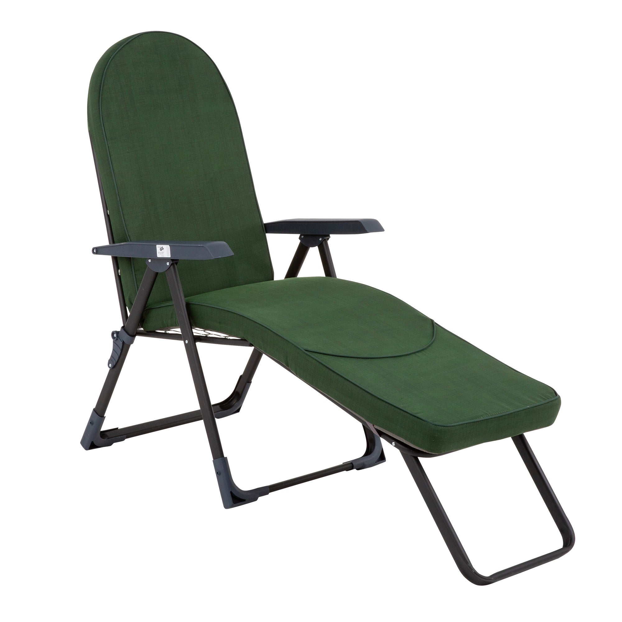 Leżak ogrodowy Modena Oval Black Edition zielony Patio