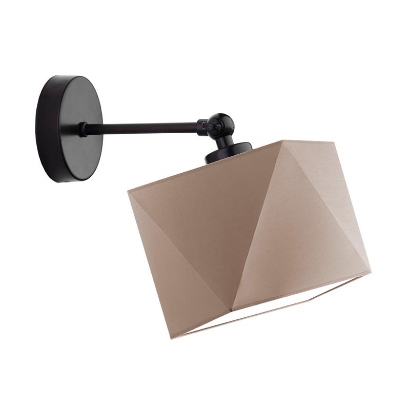 Kinkiet przegubowy lampa ścienna lampa na ścianę regulowany z abażurem diament LOKO