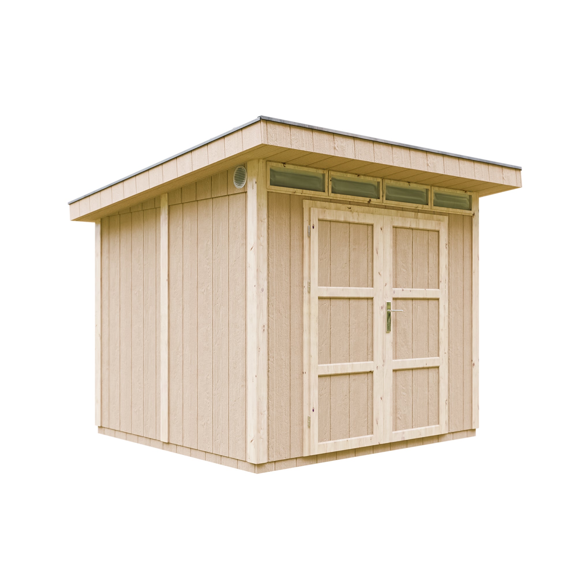 Wysokiej jakości szopa ogrodowa 5,9 m² - dł. 279 x szer. 293 cm - Timbela M903A