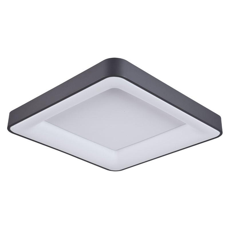 Plafon kwadratowy LED Giacinto 50W 4000KK 2750lm metal czarny wym:9x60x60cm IP20 Italux