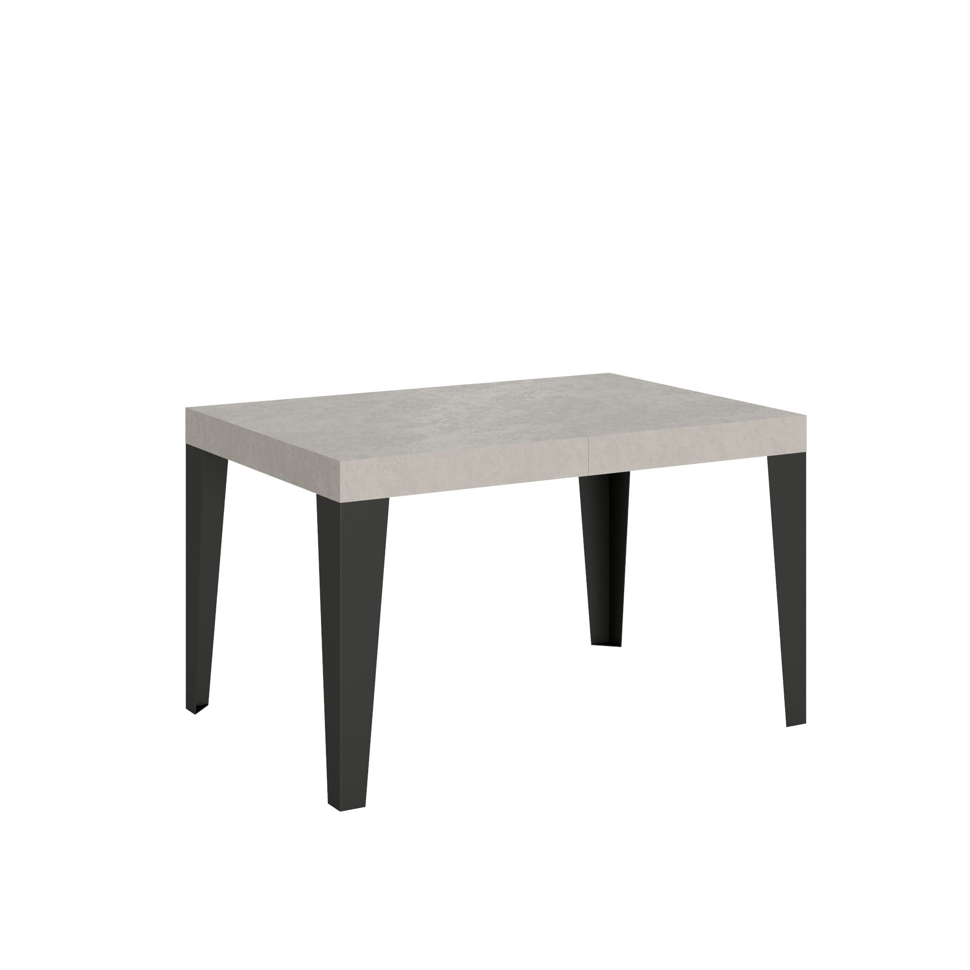 Stół rozkładany 120/380x90 cm nogi w kolorze kaszmirowym Flame w kolorze antracytowym
