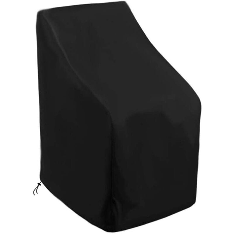 Pokrowiec ochronny na krzesło ogrodowe do sztaplowania - Wodoodporny, wiatroodporny i odporny na promieniowanie UV - 65 x 65 x 80/120 cm